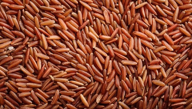 the organic brown rice texture background