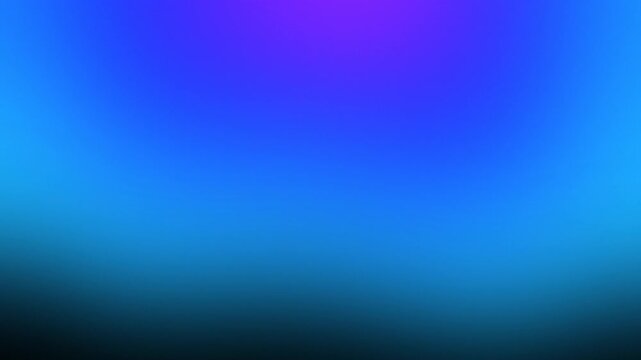 Abstract liquid gradient wave loop background with dynamic organic blue, cyan and purple flowing shapes falling from a bright light source at the top