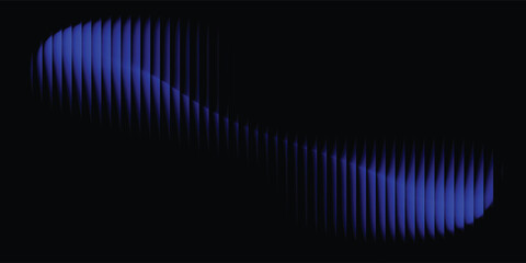 Obraz premium Asphalt blue dark street with smoke. Rays, spotlights light . Empty dark scene with neon light.Vector ilustration