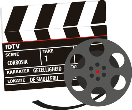 TAke one, clapperboard for movie