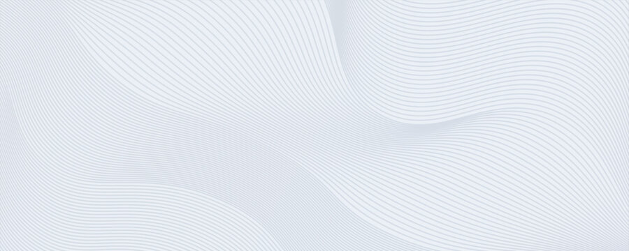 Premium background design with white line pattern (texture) in luxury pastel colour. Abstract horizontal vector template for business banner, formal backdrop, prestigious voucher, luxe invite