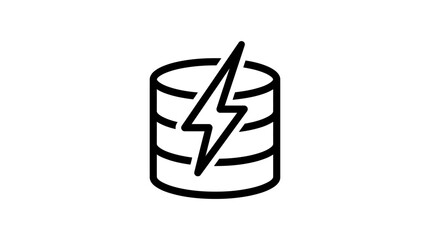 A simple illustration shows a cylinder with a lightning bolt striking it. © Sakila