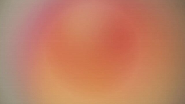 Soft coral, peach, and orange gradient background featuring subtle VHS, CRT texture, and analog video scan lines. Perfect seamless motion loop for retro branding, digital displays, presentations, and 