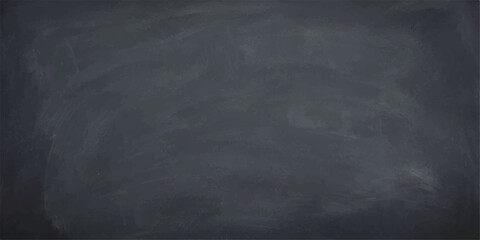 Empty blackboard surface with chalk dust texture and subtle lighting for educational or creative backgrounds © Anamika