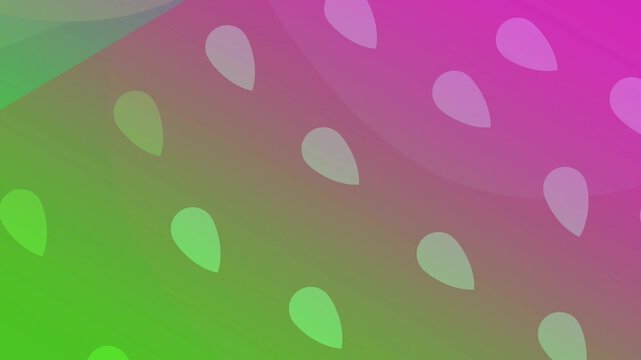 Vibrant Organic Watermelon Skin Pattern with Animated Seed Motion Background