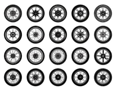 Abstract circular mandala patterns with intricate designs.
