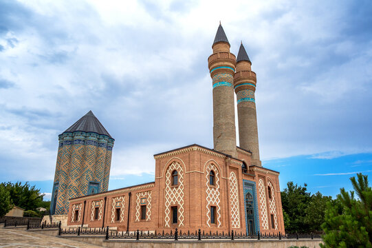 Garabaghlar mausoleum and minarets in Azerbaijan's Nakhchivan