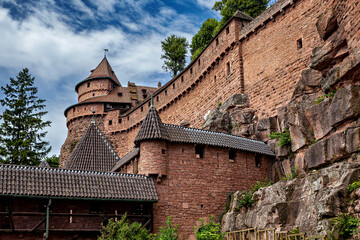 the Hochkönigsburg in Alsace, France © hecke71