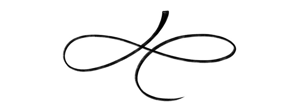 swashes symbol black line drawing isolated on transparent background