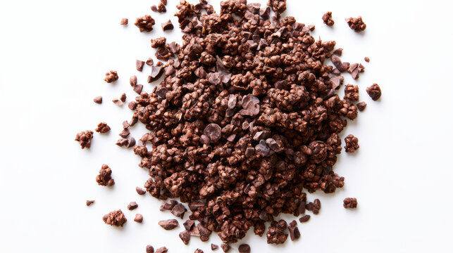 transparent buckwheat groats chocolate granola dark chunks