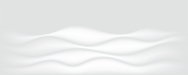 Obraz premium abstract white liquid wave background