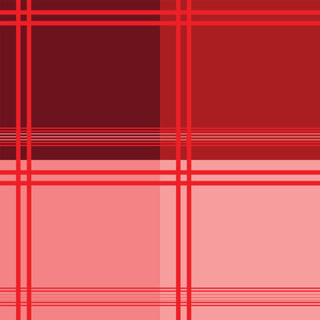 Red Burgundy Plaid Seamless Pattern with Intersecting Stripes and Classic double check background