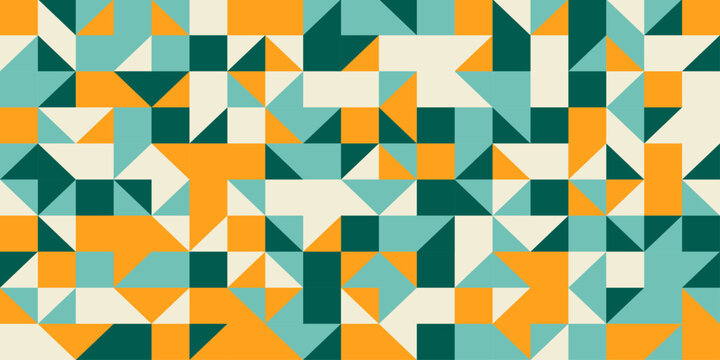 Awesome geometric abstract polygonal mosaic. Triangle low poly abstract background. Abstract geometric background with polygons. Origami style pattern which consist of triangular