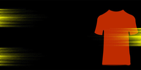 PrintT-shirt mockup abstract texture grunge texture sport jersey design for football, soccer, racing, esports, running, red black color © madam