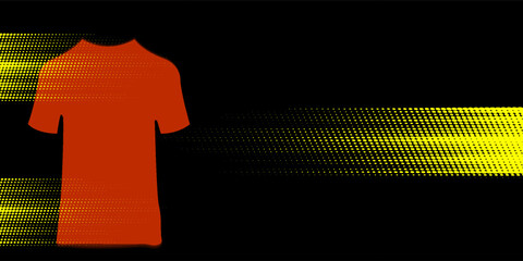 PrintT-shirt mockup abstract texture grunge texture sport jersey design for football, soccer, racing, esports, running, red black color © madam