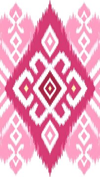 Red and pink diamond pattern seamless background.