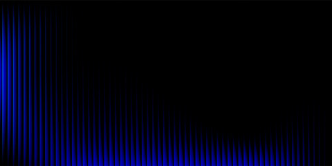 Fototapeta premium Blue gradient with vertical white highlights on a dark background. Clean, minimal, and energetic with a modern edge. The transition from dark to light enhances