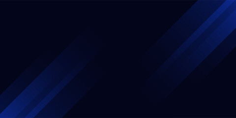 Obraz premium Abstract Dark Gradient Background with Blue Light Rays. Diagonal Illumination Streaks. Backdrop