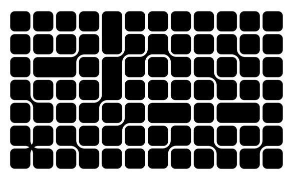 Metaball pattern organic. Circle Shapes Abstract Geometric Dot. Vector