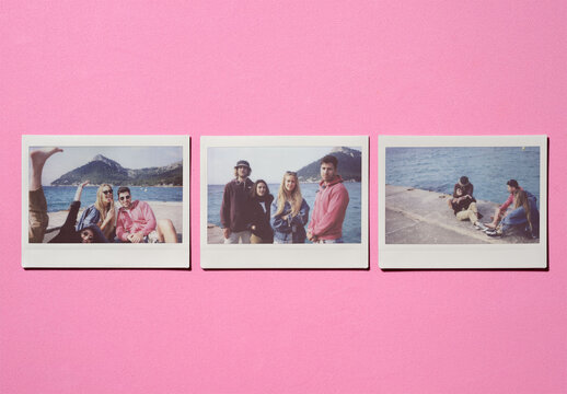 Polaroid Mockup for Collage