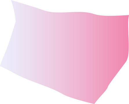 Colorful Gradient Freeform Shape Decoration Element