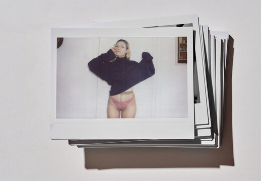 Mockup of Instant Print Collage