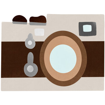 retro camera icon