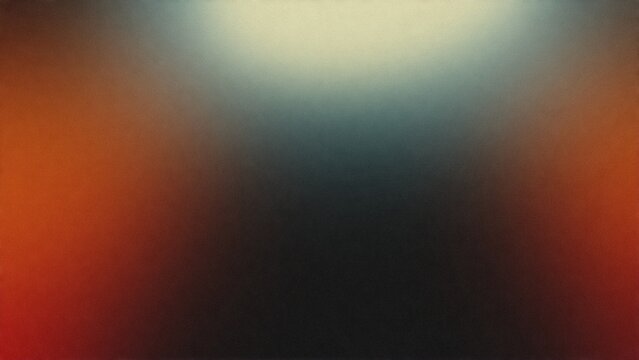 Cinematic dark brown rust orange pale yellow grainy gradient background with dense heavy static creating a dramatic atmosphere for overlay