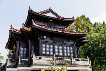 Fototapeta premium Traditional Chinese Pavilion, Linhai Jiangnan Historic Architecture
