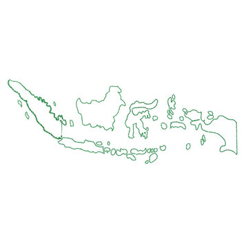 map of indonesia