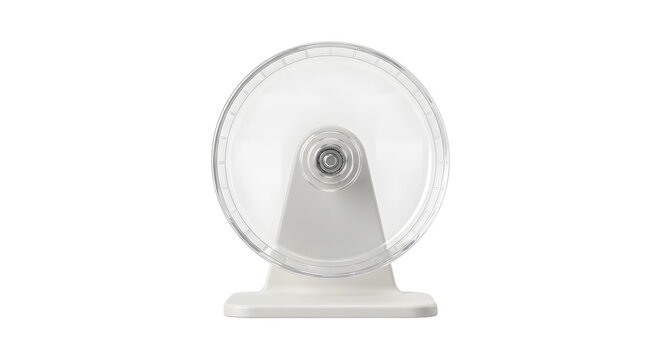 hamster exercise wheel isolated on white background