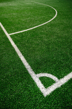 Geometry of a football pitch