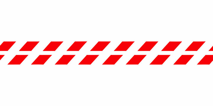 Red diagonal stripes pattern on a white background
