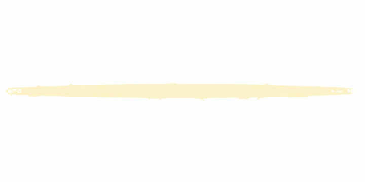 Pale yellow horizontal line with textured edges on white background