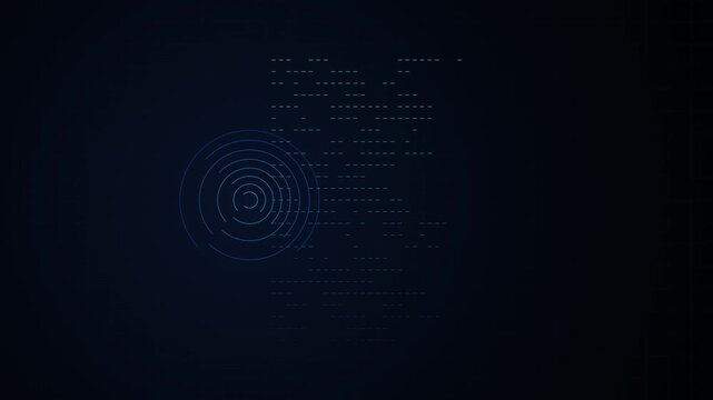 Artificial Intelligence Digital Brain Data Stream, Neural Network Futuristic Automation HUD Element