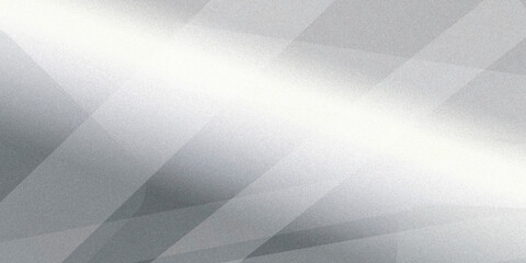 Obraz premium A serene blend of muted greys and subtle light haze forms diagonal polygon layers, ideal for corporate layouts, tech themes, and quiet visual identity.