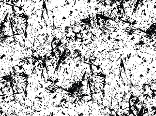 Fototapeta premium Aged grunge paper texture with small ink spots and scattered black paint crumbs vector element.