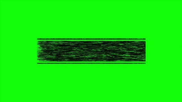 Black Brush Stroke Green Screen Title Reveal Minimalist Lower Third Grunge Hand Drawn Ink Texture Artistic Paint Animation Horizontal Motion Graphic Overlay Element 4k video