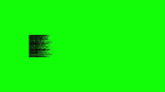Black Paint Brush Stroke Texture Green Screen Chroma Key, Hand-Drawn Minimalist Grunge Ink Overlay for Artistic Motion Graphics and Video Design Projects 4k video