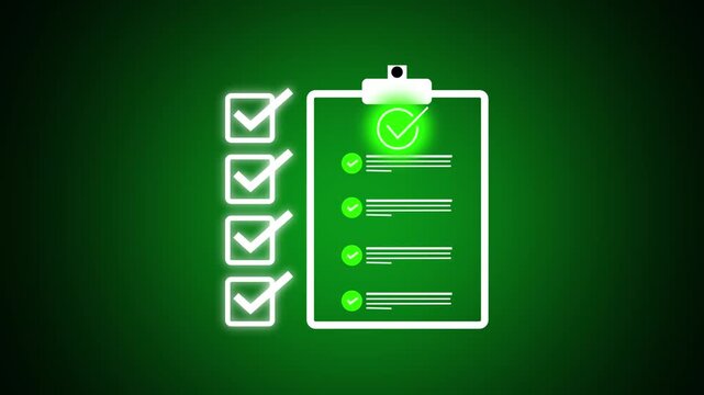 Close-up hand businessman doing checklist document survey list quality questionnaire choice form mark concept