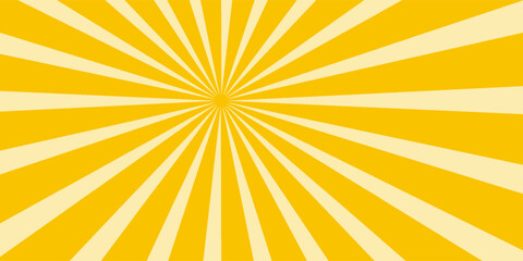 Obraz premium Sun Rise Radial Retro Groovy Pattern. Cool Y2k Rays Texture Vector Design.