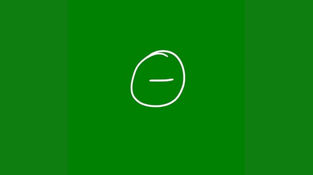 Clock Looping On Chroma Key For Compositing