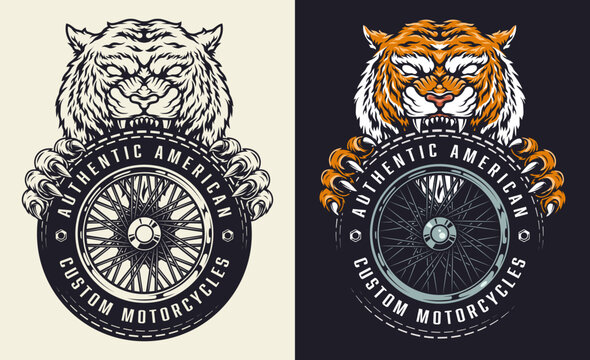 Tiger-themed bike design
