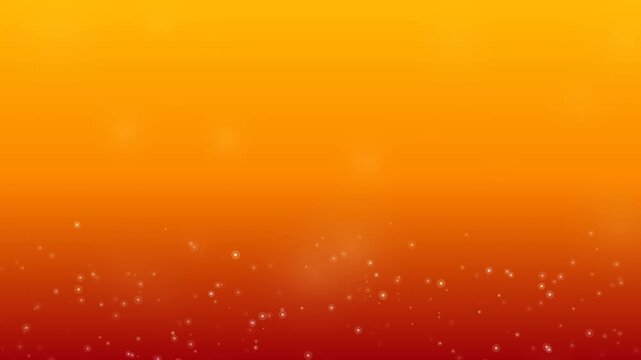 Radiant Fire Gradient Background. A stunning motion background featuring glowing particles floating over a deep orange to red transition. Perfect for event intros or overlays