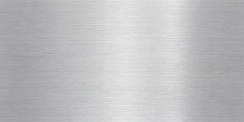 Fototapeta premium Brushed grey metal texture background, matte brushed surface with subtle gradient and metallic shine, abstract pattern, for presentation, backdrop, poster and copy space.