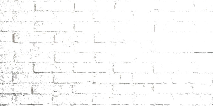 Abstract white brick wall pattern with rough texture and geometric lines