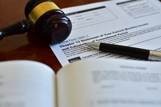 Chapter 13 bankruptcy form for debt reorganization and repayment plan/ filing for chapter 13 bankruptcy protection to prevent home foreclosure 