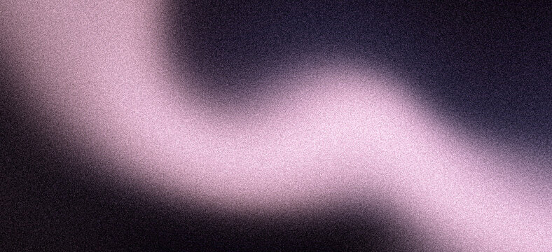 Pink black grainy background, glowing violet noise texture gradient shape on black backdrop for banner, header, cover, poster design
