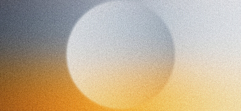 Grainy gradient background soft pastel abstract planet, grey white orange grain texture gradient ambient futuristic social media flyer event design