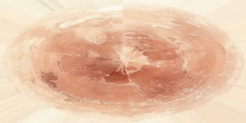 Fototapeta premium Atlas of Ancient Civilizations abstract representation of ancient civilizations, with a warm sepia tone, depicting fragmented maps and timelines across continents.